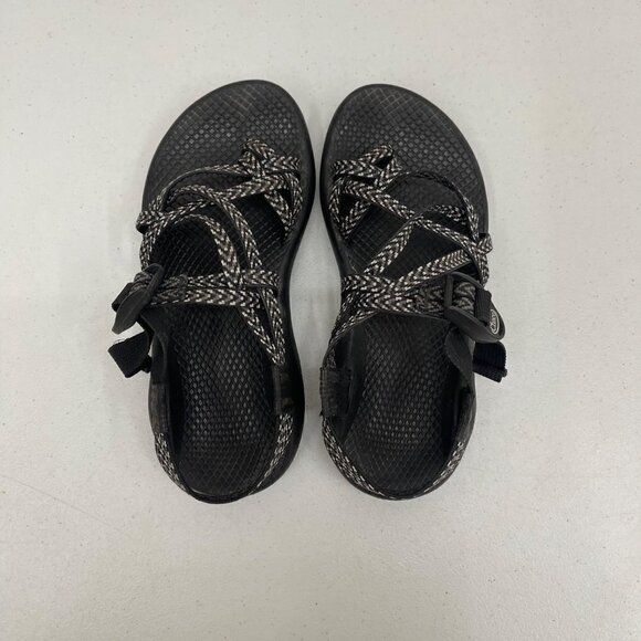 Chaco ZX/2 Classic Boost Black Adjustable Hiking Sandals Shoes J106266 Womens 6 - Picture 4 of 9